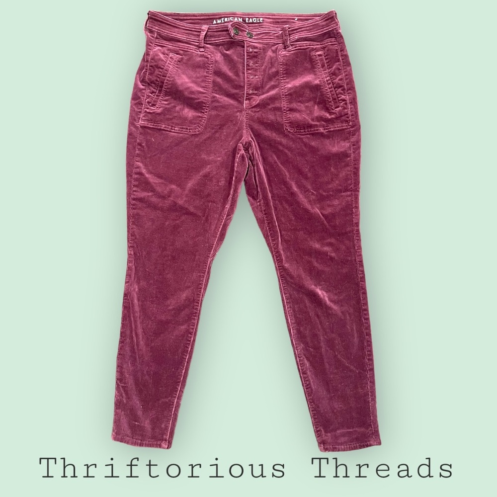 American Eagle Corduroy Hi Rise Jegging